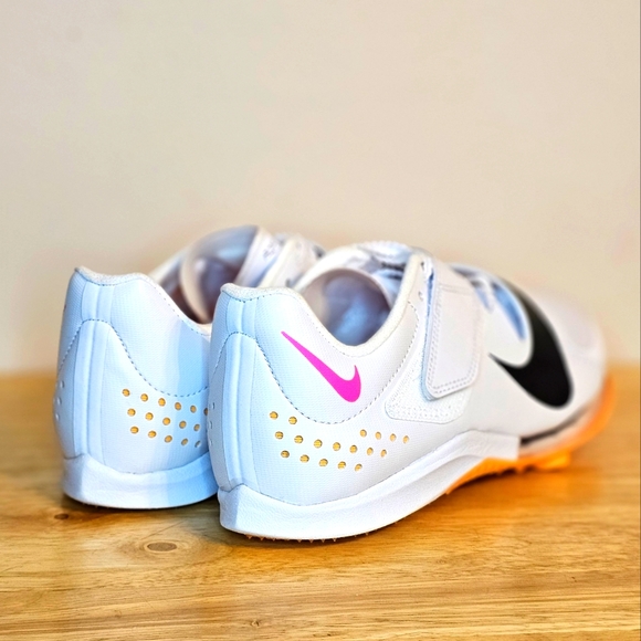 Nike Air Zoom LJ Elite Long Jump White Track Shoes Men's size 5.5 / Women size 7 - Picture 8 of 13